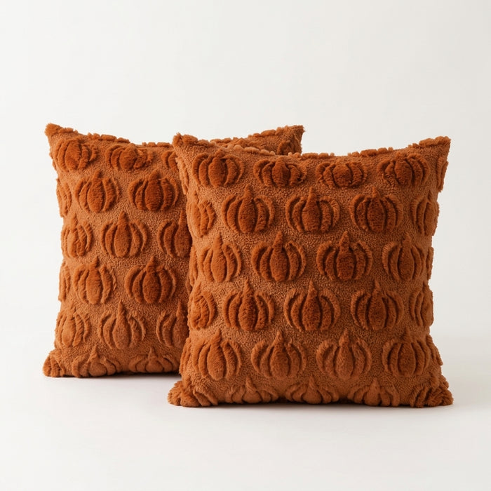 Pumpkin Pillow Case - Brown