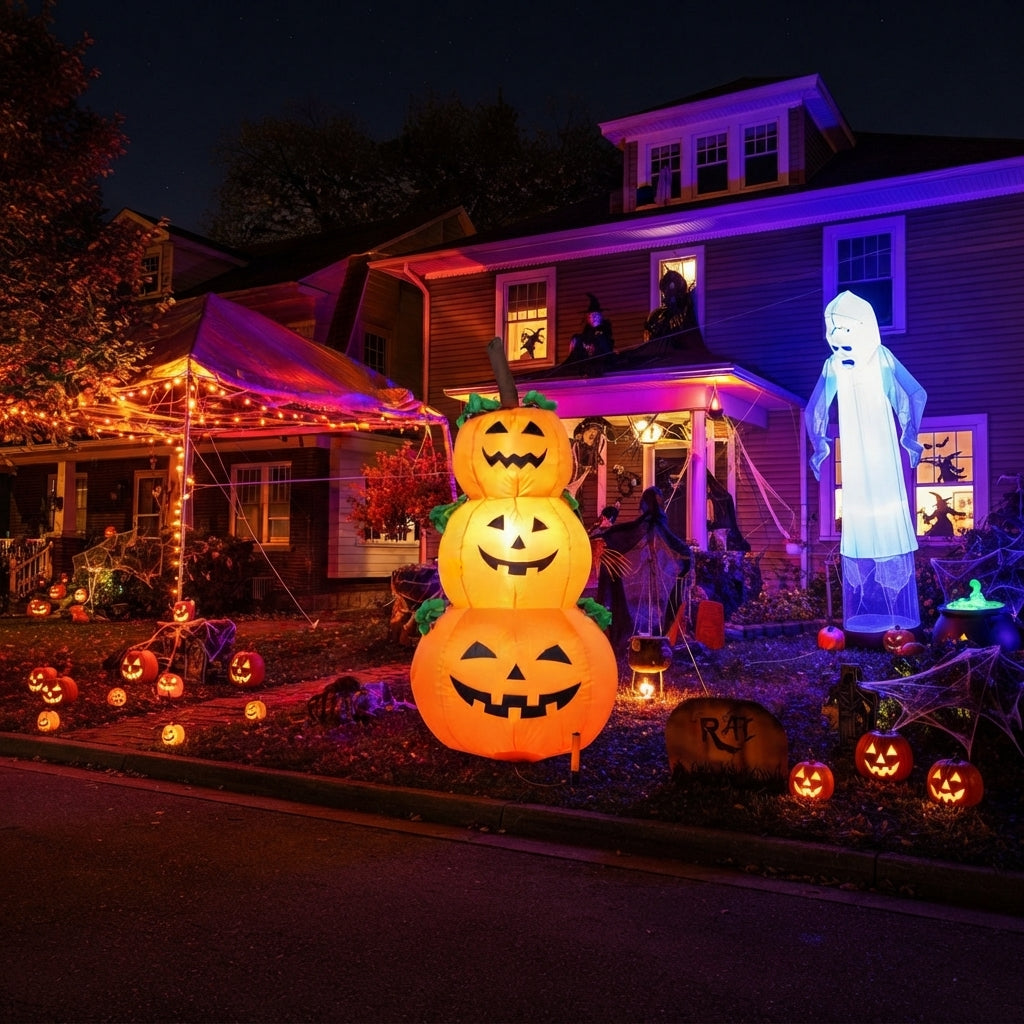 3-Tier Inflatable Pumpkin Tower