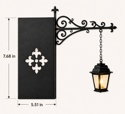 Gothic Hanging Lantern Bookshelf Decor