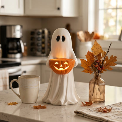 Ghost Pumpkin Candy Bowl