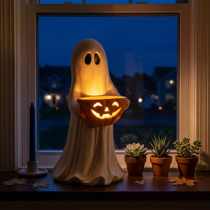 Ghost Pumpkin Candy Bowl