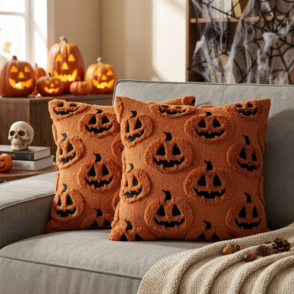 Pumpkin Pillow Case - Dark Orange