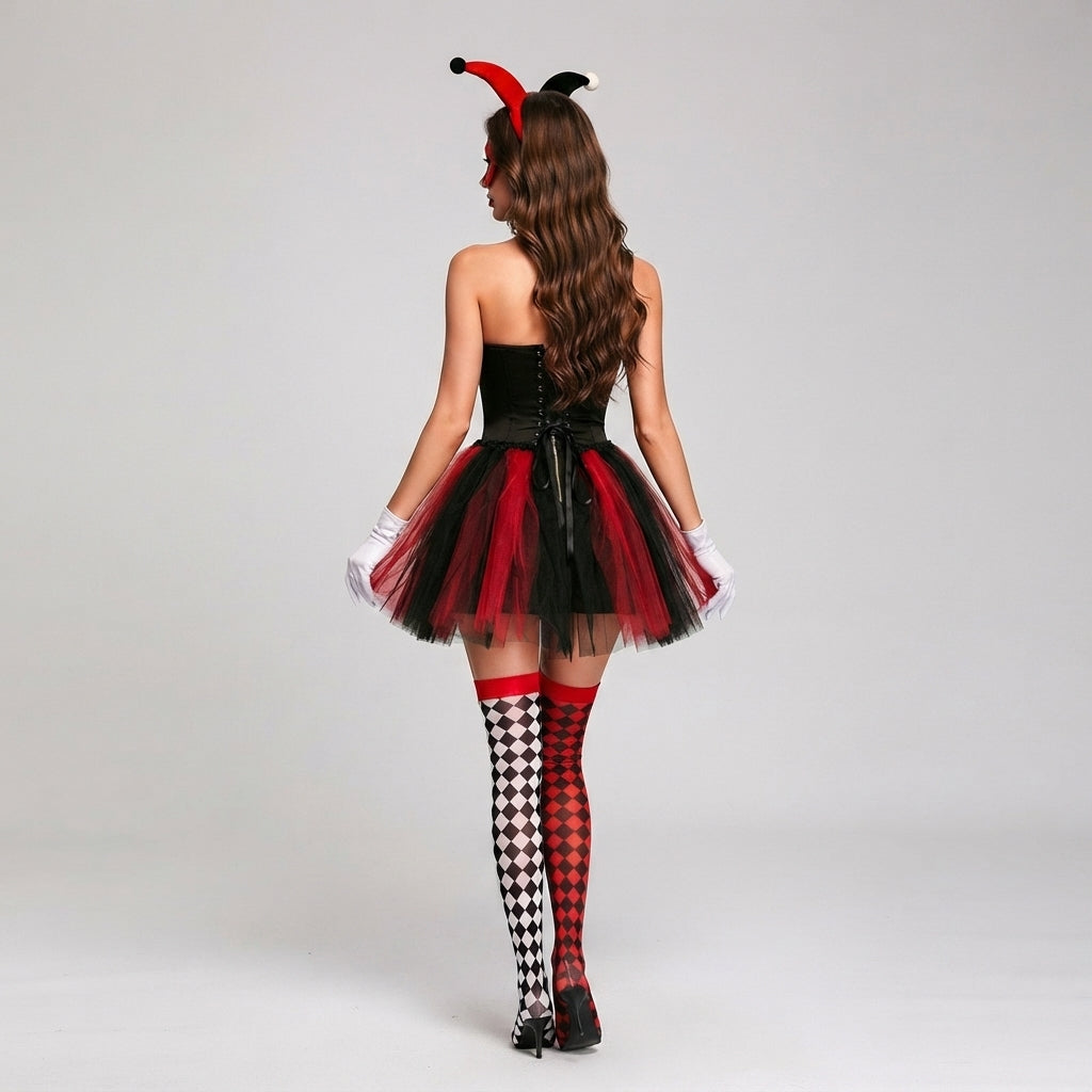 Harlequin — Wicked Halloween Costume Set