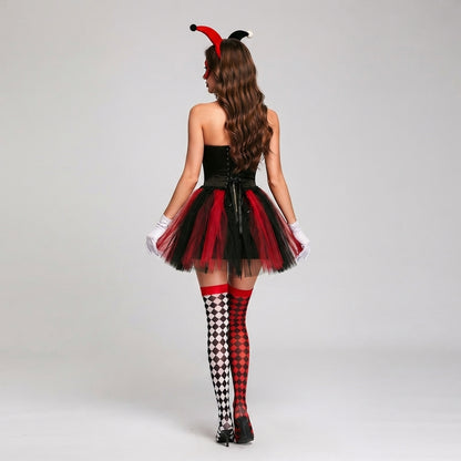 Harlequin — Wicked Halloween Costume Set
