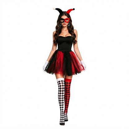 Harlequin — Wicked Halloween Costume Set