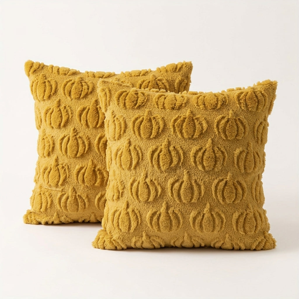 Pumpkin Pillow Case - Yellow