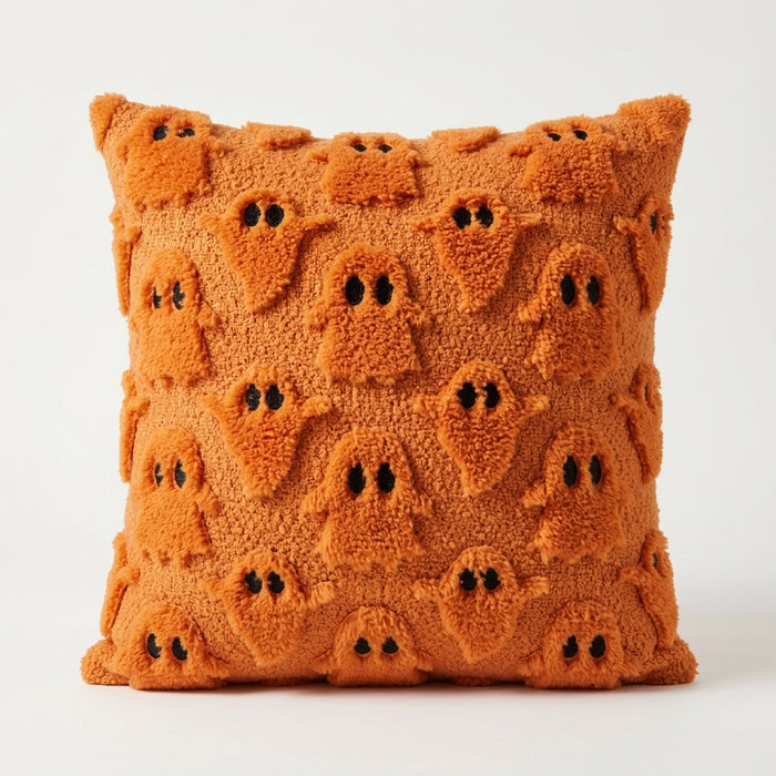 Ghosty Pillow Case - Orange