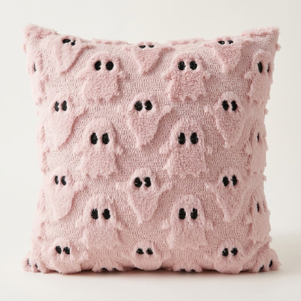 Ghosty Pillow Case - Pink