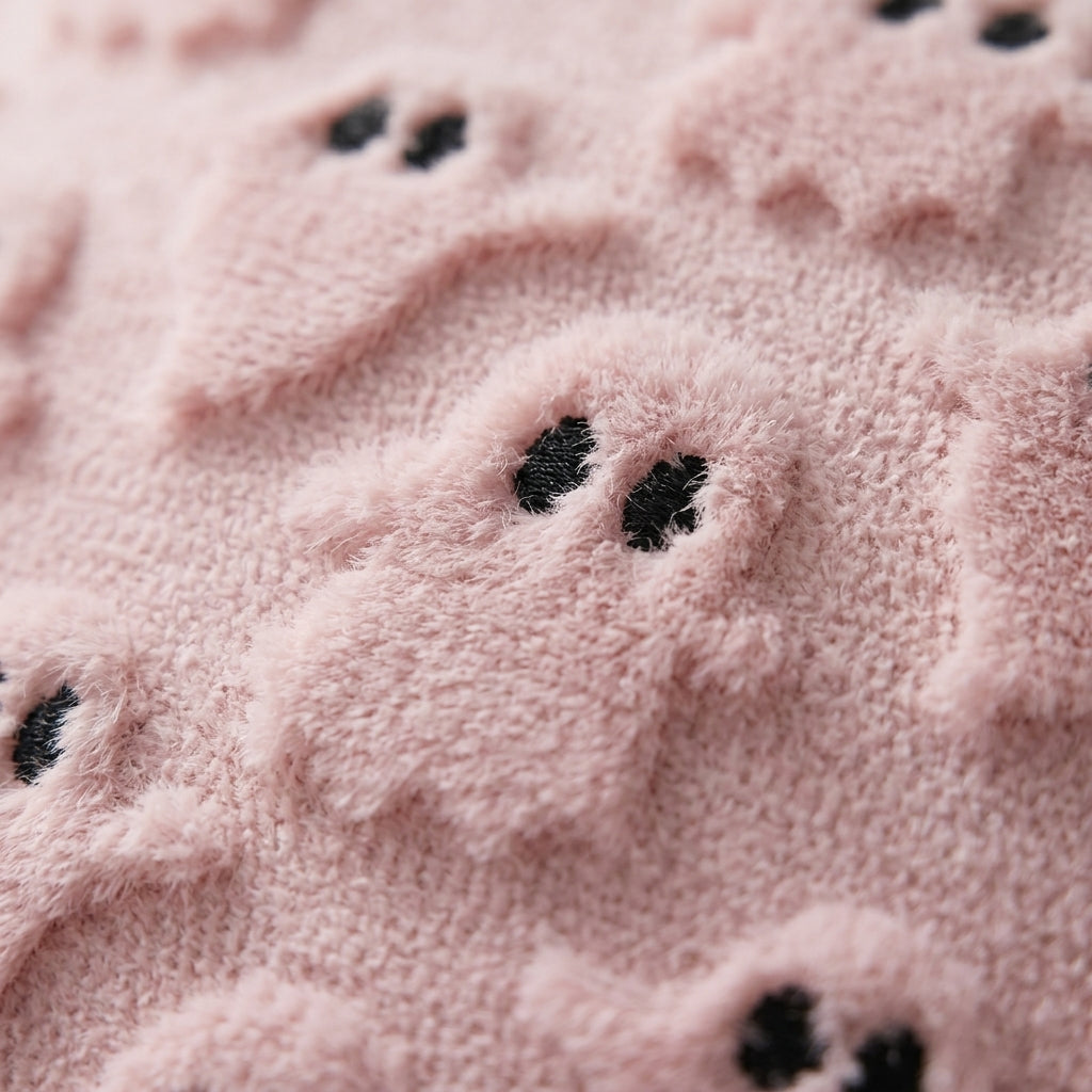 Ghosty Pillow Case - Pink